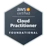 AWS Certified Cloud Practitioner (CLF-C02) badge